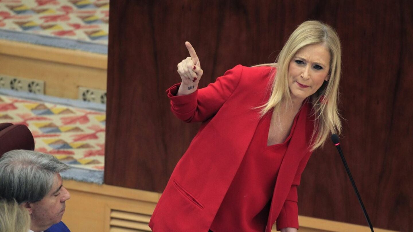 Cristina Cifuentes en la Asamblea de Madrid