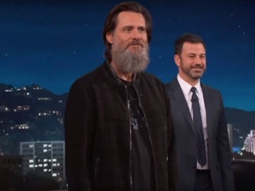 Jim Carrey, en el show de Jimmy Kimmel Jim Carrey, en el show de Jimmy Kimmel