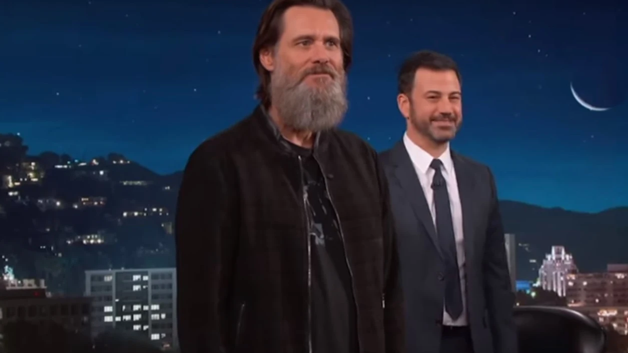 Jim Carrey, en el show de Jimmy Kimmel Jim Carrey, en el show de Jimmy Kimmel