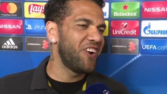 Dani Alves, con Susana Guasch