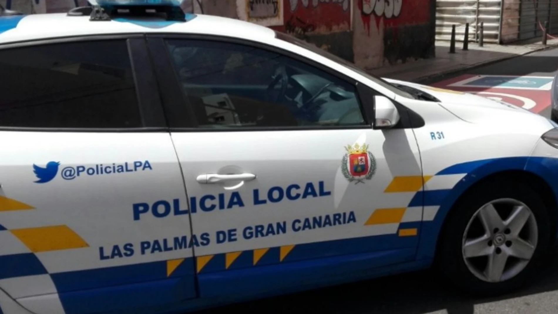 Coche de la policía local de Las Palmas de Gran Canaria