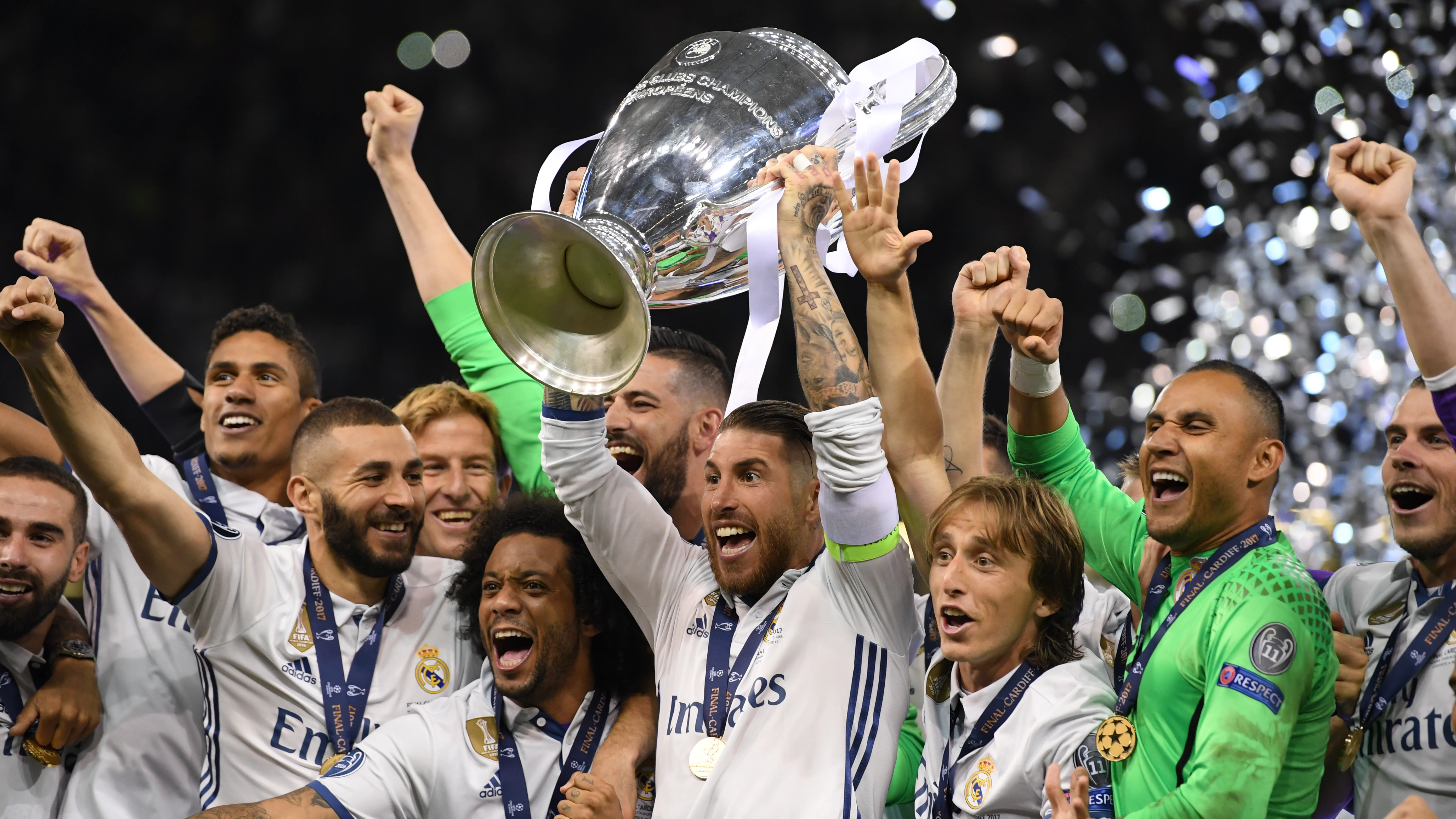 Sergio Ramos alza al cielo de Cardiff la Duodécima Champions del Real Madrid