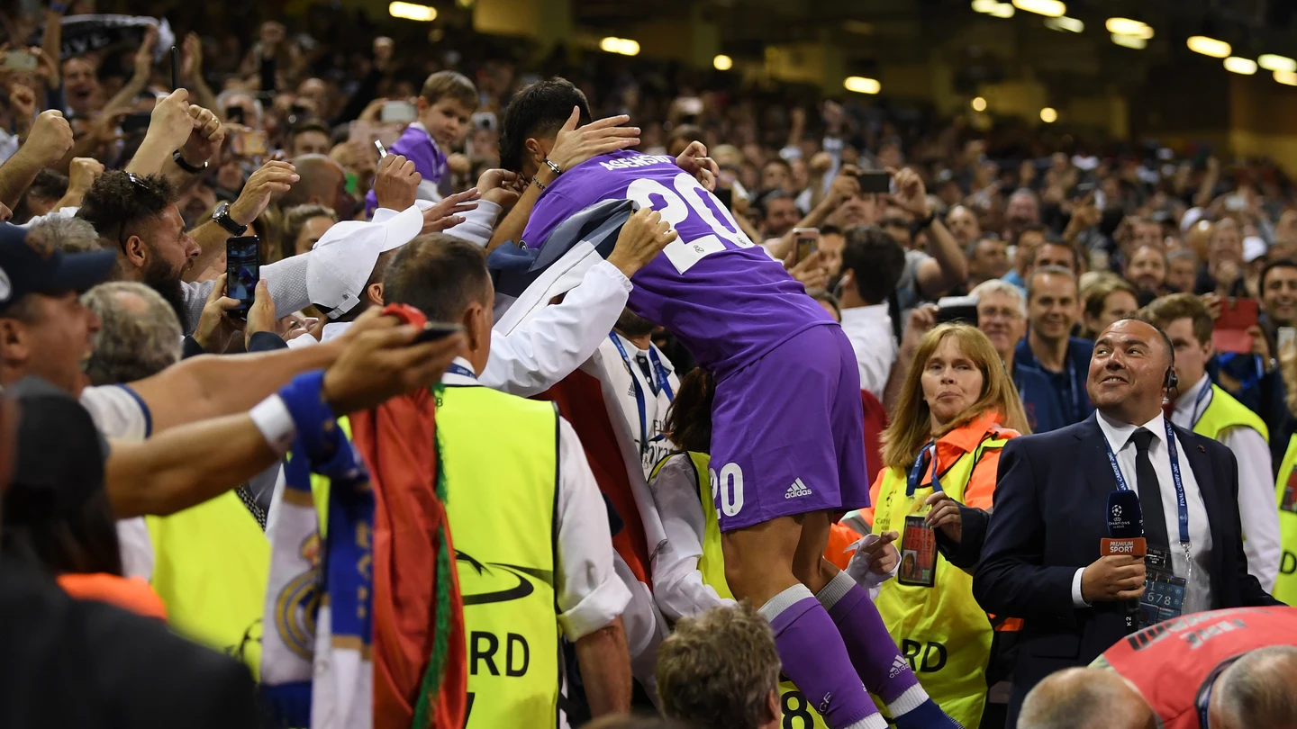 Marco Asensio celebra su gol a la Juventus Marco Asensio celebra su gol a la Juventus