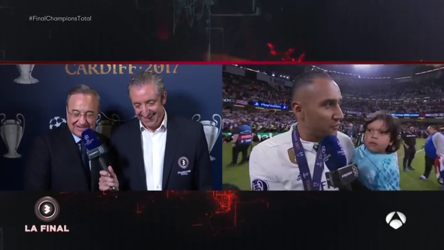 Frame 89.855873 de: Keylor Navas: "Ha sido un final de año fantástico, estamos muy contentos" Frame 89.855873 de: Keylor Navas: "Ha sido un final de año fantástico, estamos muy contentos"
