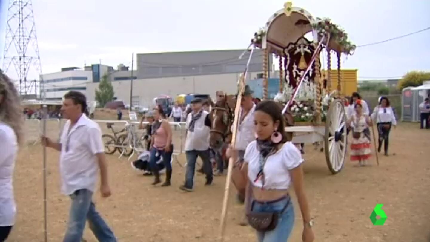 Las carretas llegando a la romer&iacute;a de terrassa