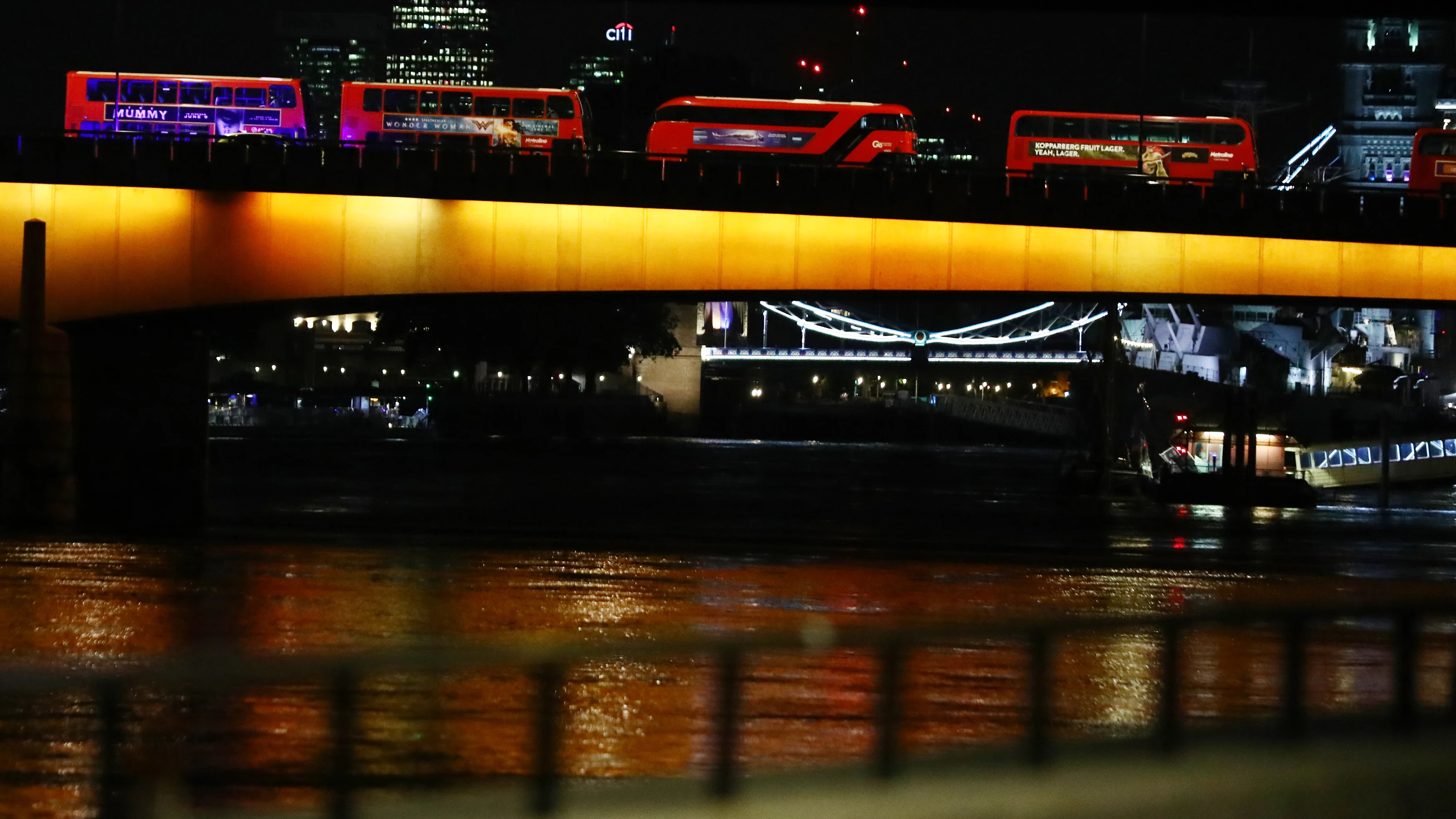 El Puente de Londres tras el atropello múltiple perpetrado 