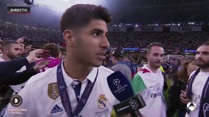 Frame 11.396114 de: Asensio: "Zidane ha sabido llevar el grupo muy bien y ese es el secreto"