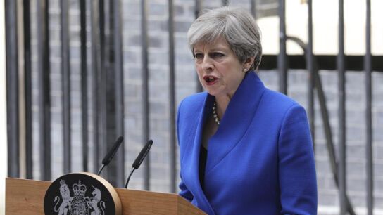 La primera ministra brit&aacute;nica, Theresa May