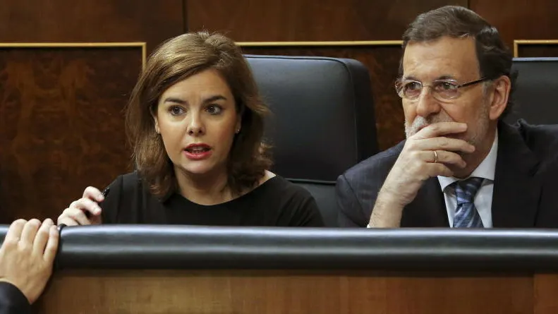 Mariano Rajoy y Soraya Sáenz de Santamaría