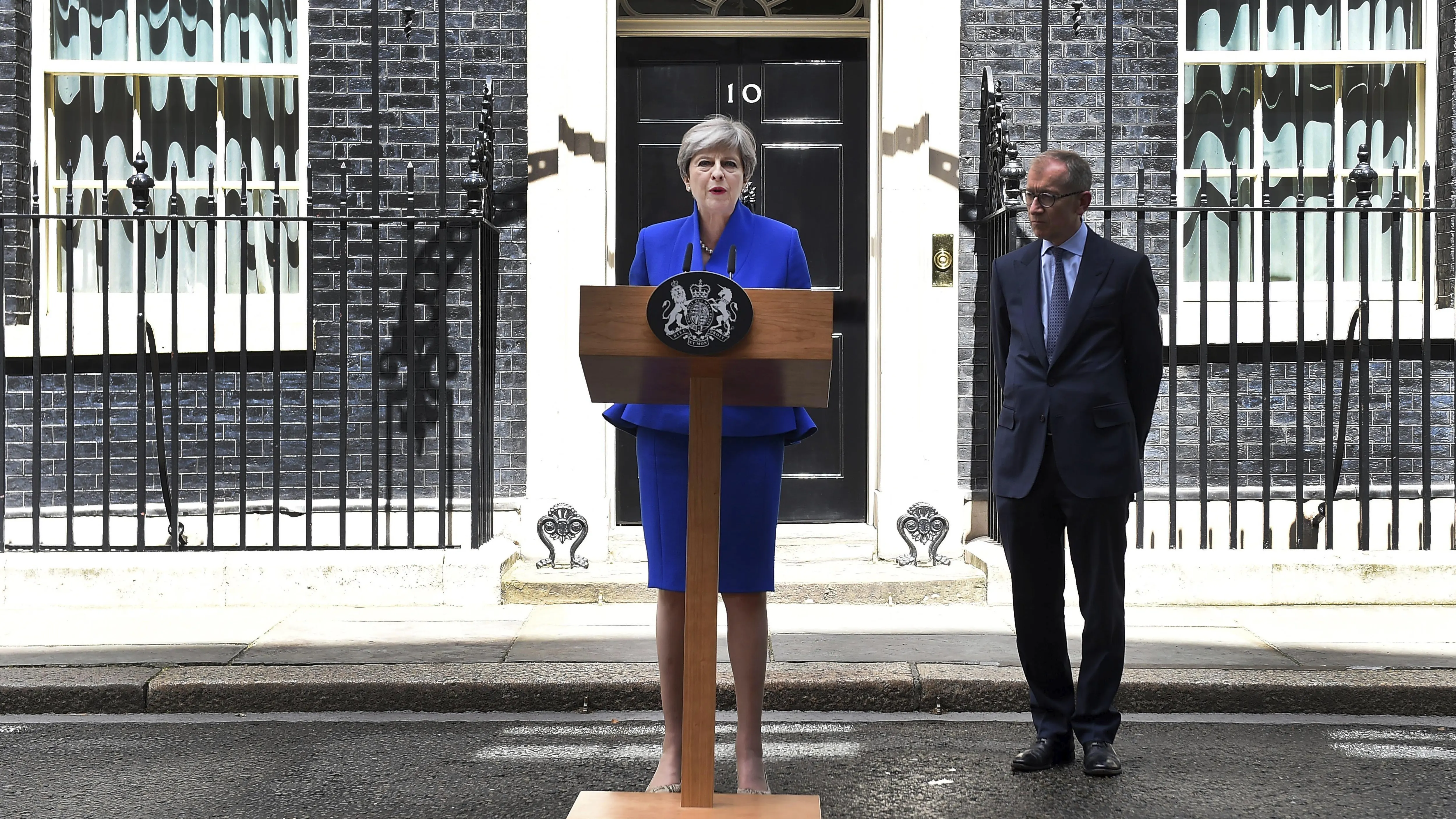 La primera ministra británica, Theresa May