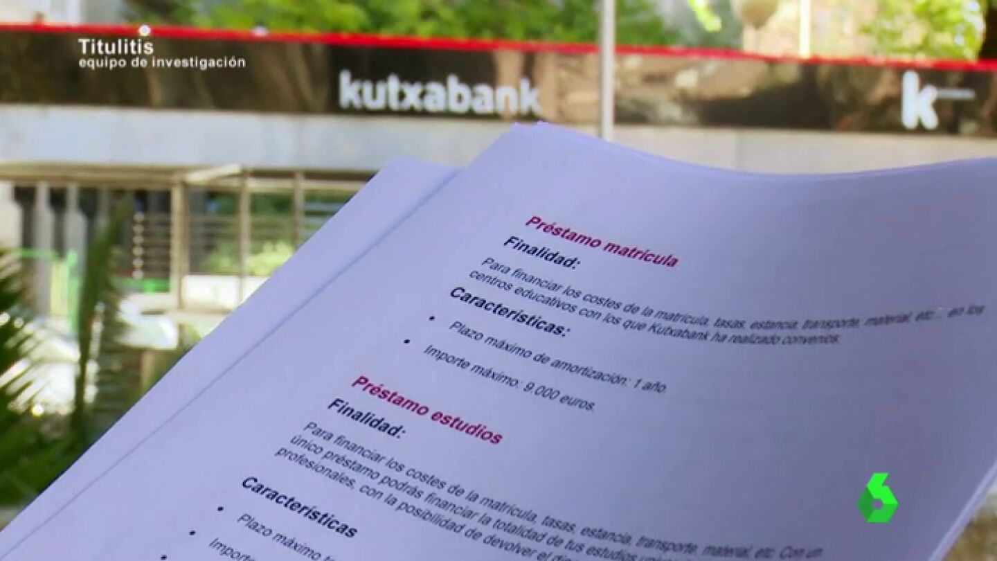 Frame 45.19649 de: Los estudiantes, un nicho de mercado para los bancos: se endeudan para pagar la universidad y los m&aacute;steres
