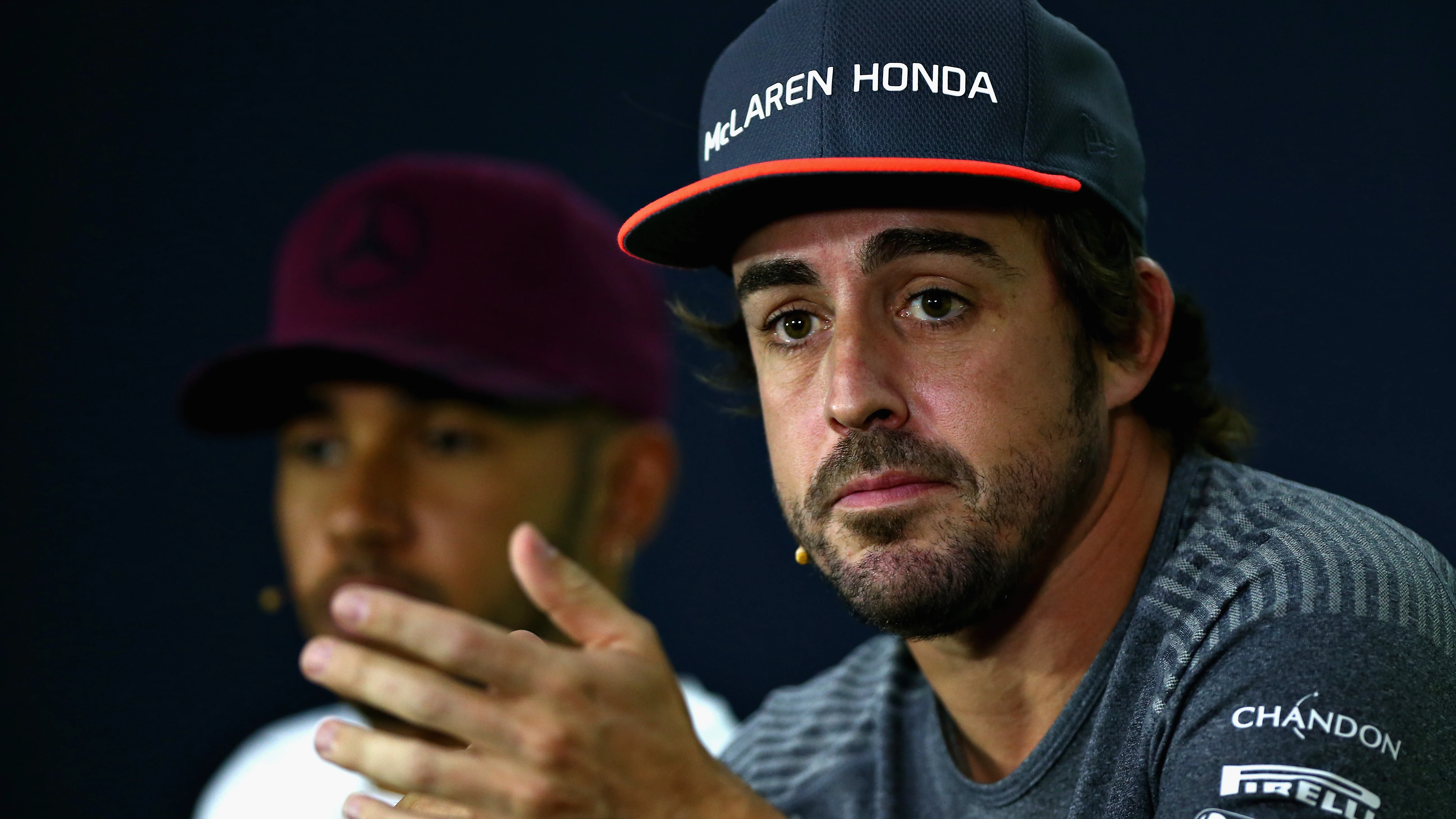 Fernando Alonso en rueda de prensa en Montreal