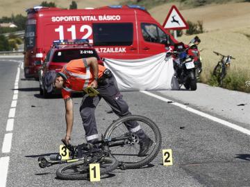 Imagen de archivo de un atropello ciclista
