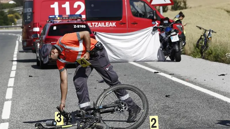 Imagen de archivo de un atropello ciclista