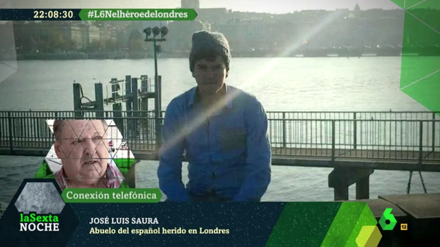 Jos&eacute; Luis Saura, abuelo del espa&ntilde;ol herido en Londres