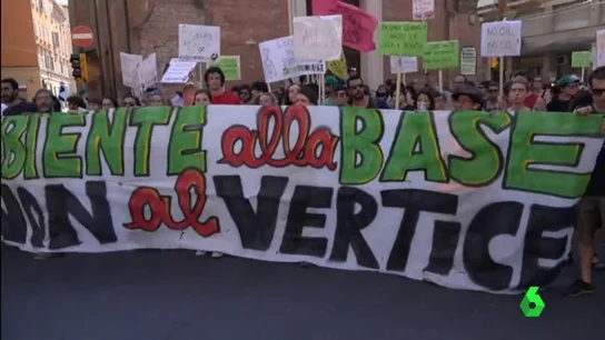 Manifestación contra el G7 para exigir más medidas para combatir el cambio climático Manifestación contra el G7 para exigir más medidas para combatir el cambio climático