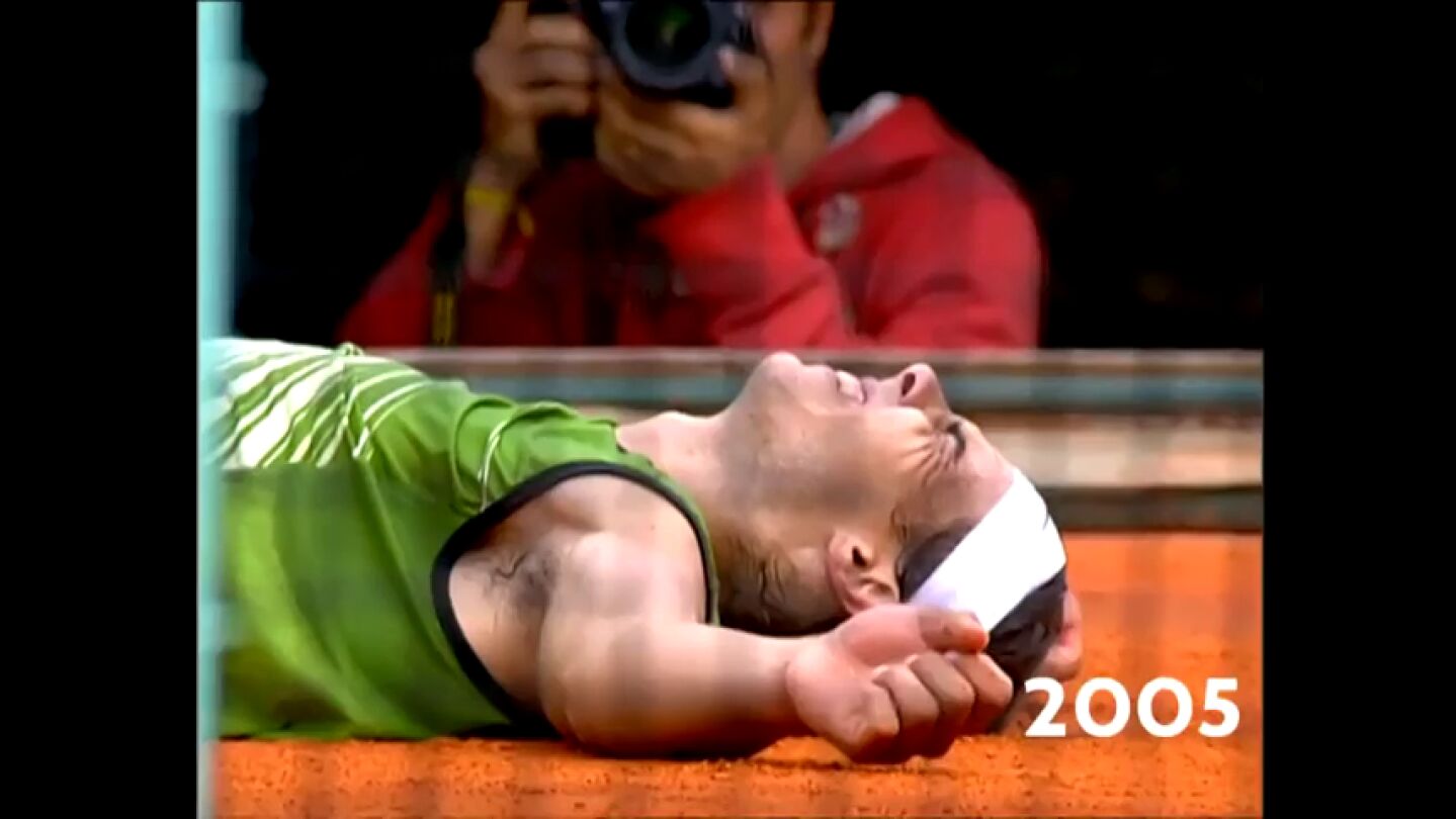 Frame 7.62798 de: El v&iacute;deo que emocion&oacute; a Rafa Nadal: Roland Garros le homenajea recordando sus 10 'match-points'