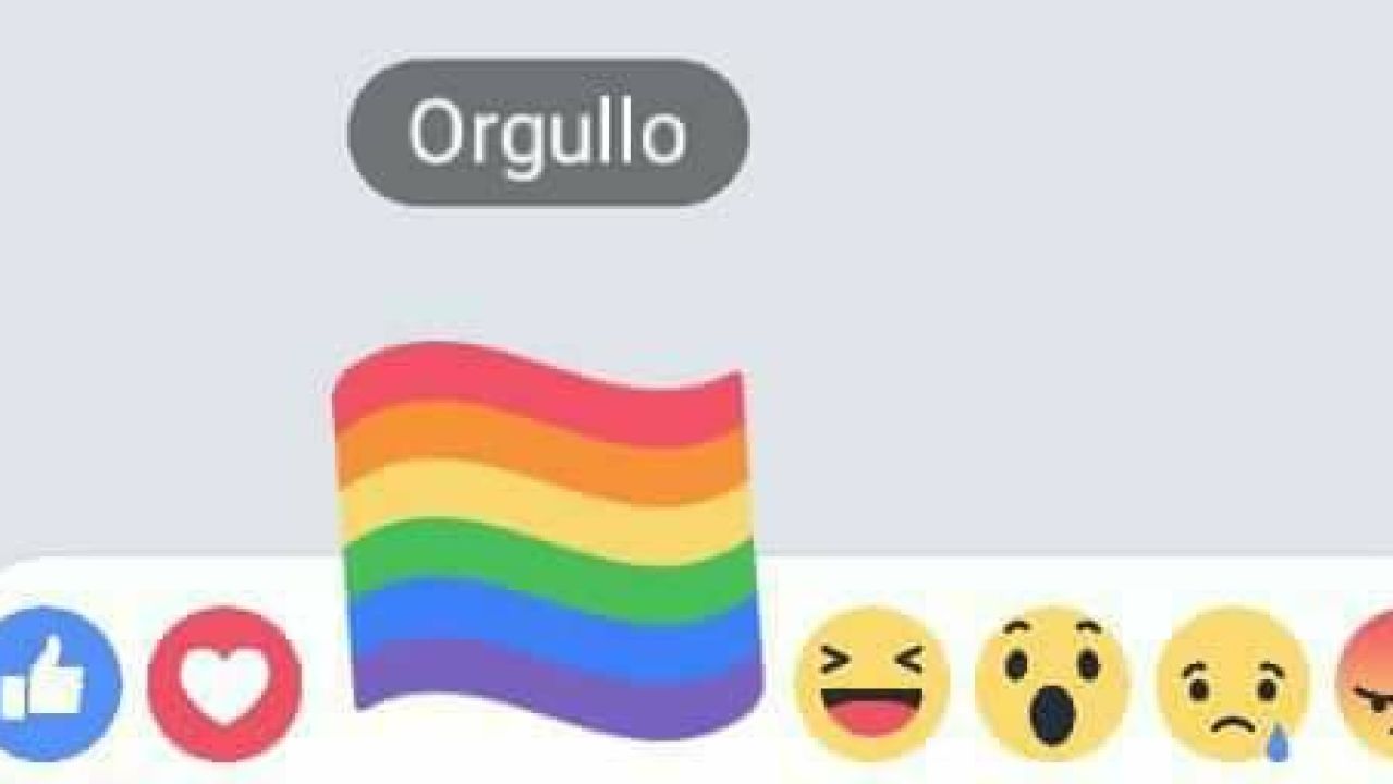 Bandera Orgullo LGTB en Facebook