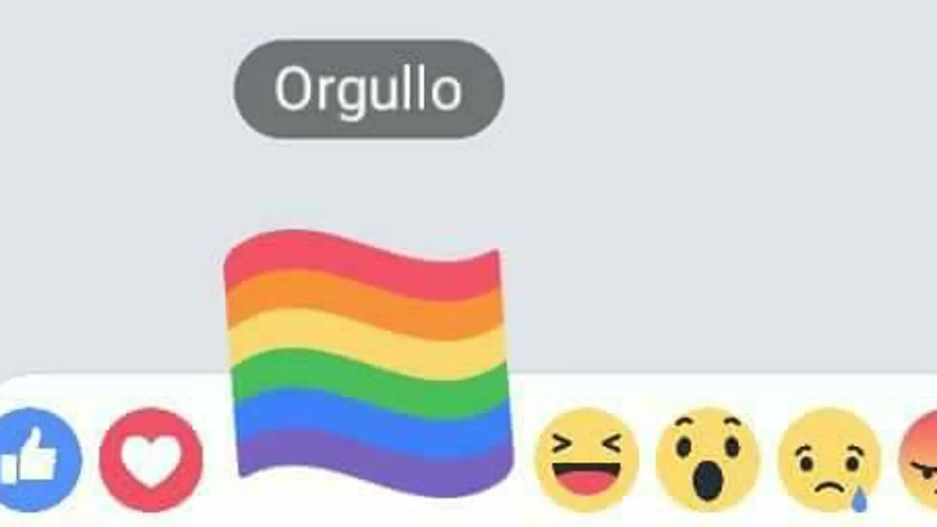 Bandera Orgullo LGTB en Facebook 