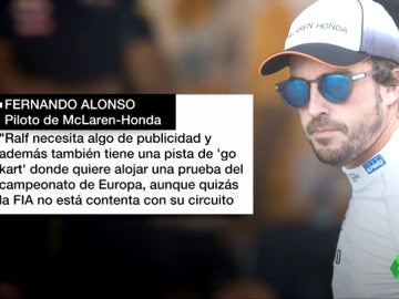Frame 41.493248 de: Fernando Alonso obliga a rectificar a Ralf Schumacher con una dura respuesta: "Necesita publicidad" Frame 41.493248 de: Fernando Alonso obliga a rectificar a Ralf Schumacher con una dura respuesta: "Necesita publicidad"