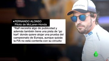 Frame 41.493248 de: Fernando Alonso obliga a rectificar a Ralf Schumacher con una dura respuesta: "Necesita publicidad"