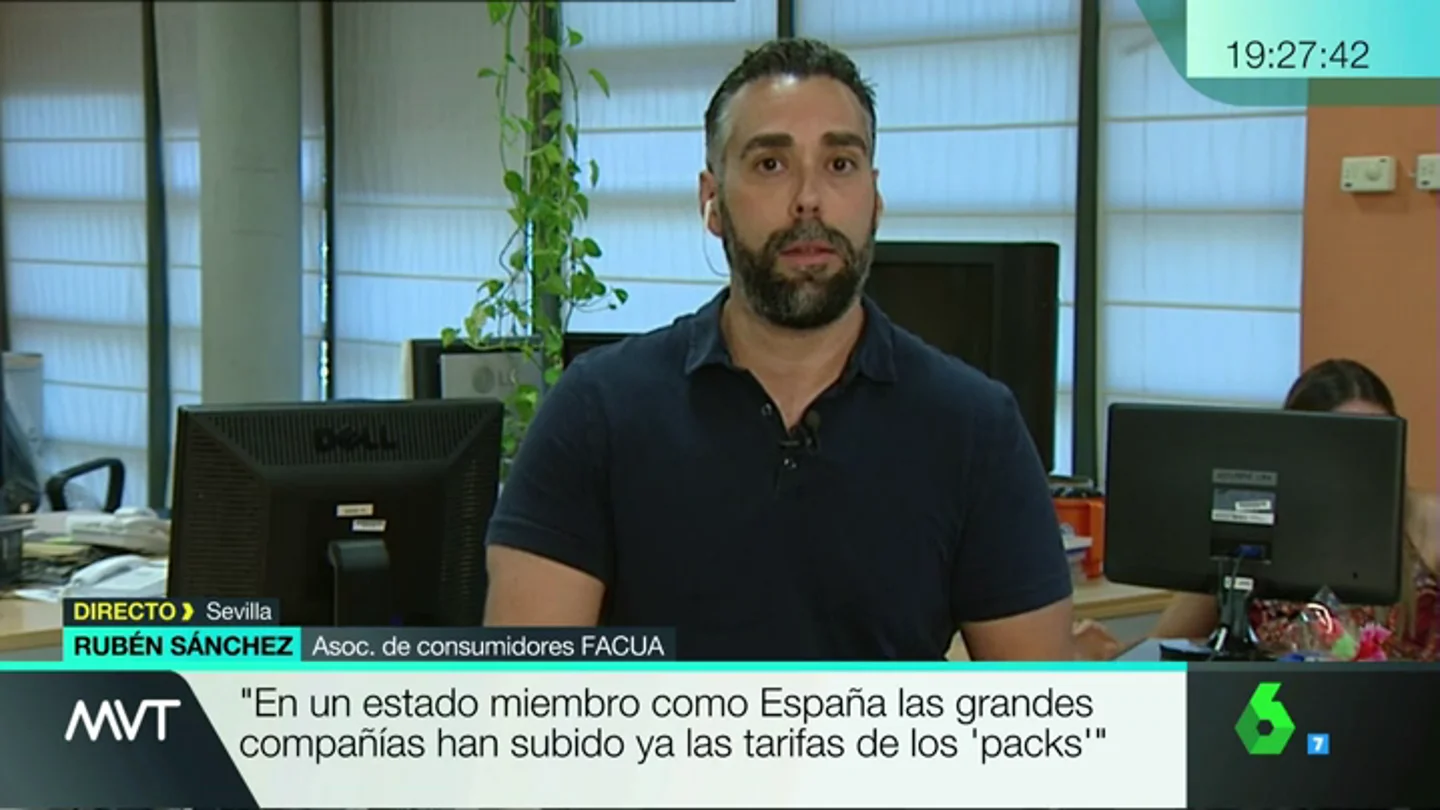 Rubén Sánchez, portavoz de Facua Rubén Sánchez, portavoz de Facua