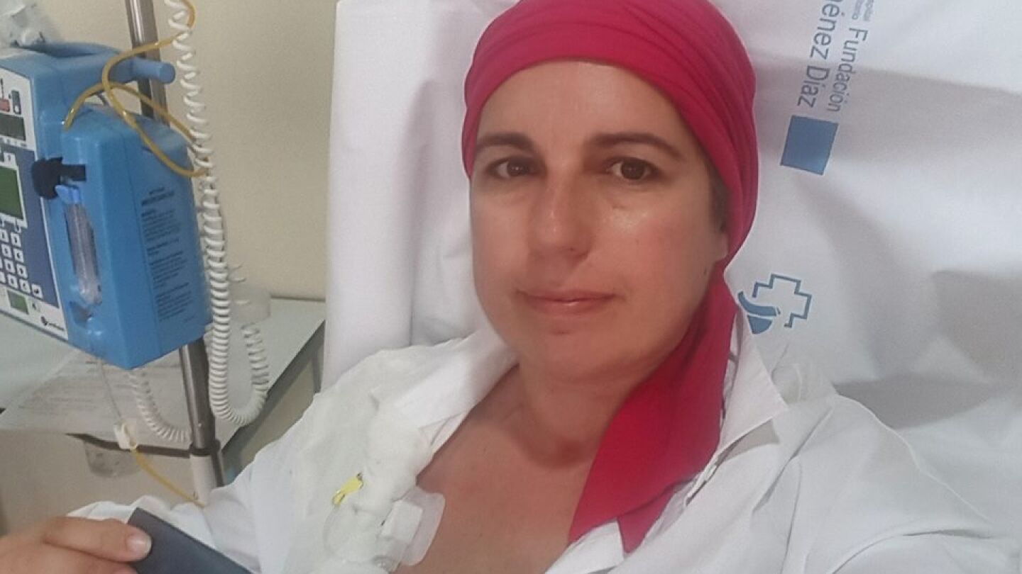 Inma Escriche, enferma de c&aacute;ncer