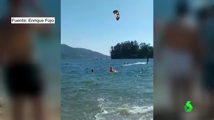 Kitesurfistas