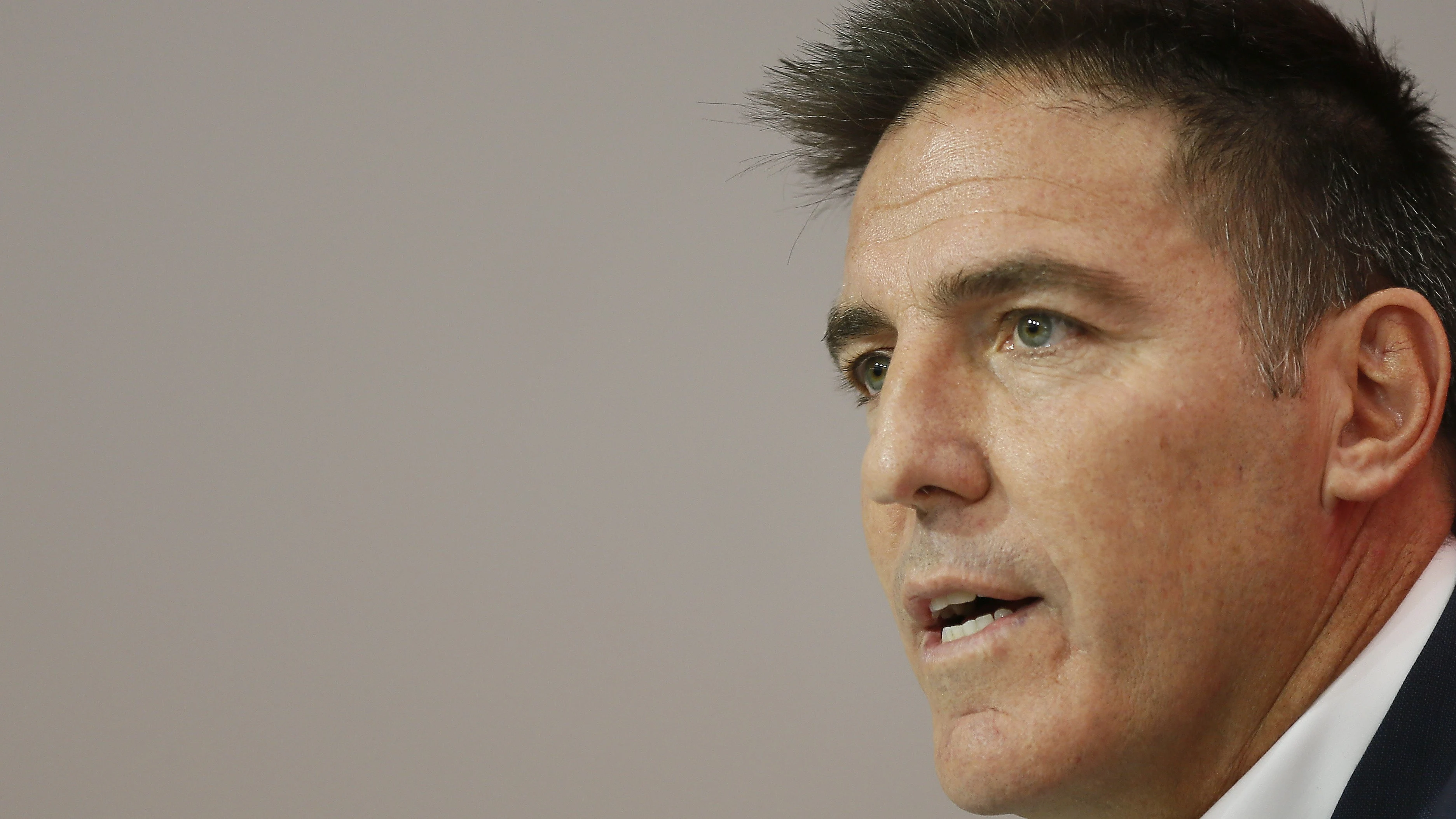 Eduardo Berizzo, en rueda de prensa