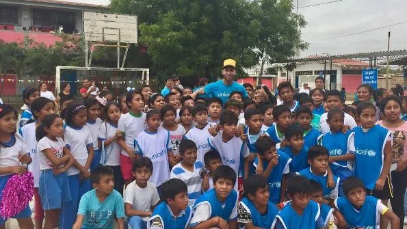 Sergio Ramos, embajador de Unicef en Perú Sergio Ramos, embajador de Unicef en Perú