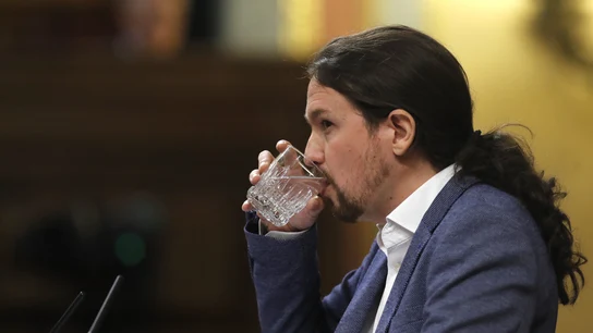 Pablo Iglesias en el debate de la moción de censura a Rajoy Pablo Iglesias en el debate de la moción de censura a Rajoy