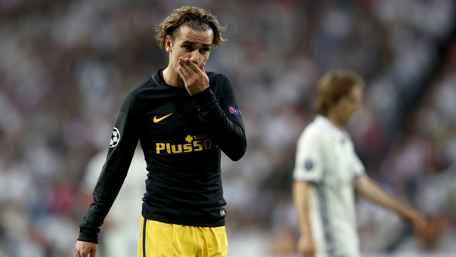 Griezmann, en un partido con el Atl&eacute;tico de Madrid