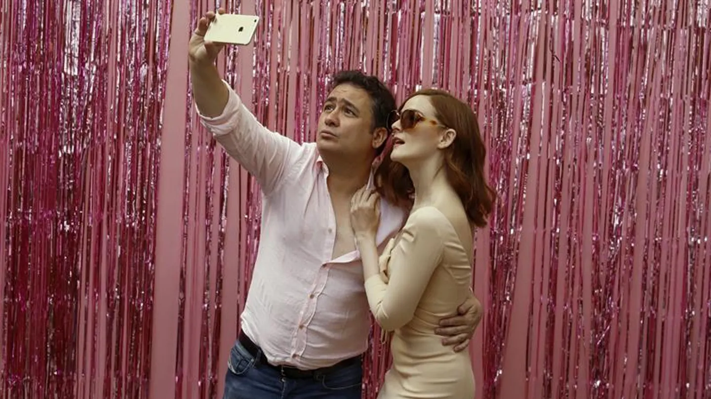 Secun de la Rosa y Ana María Polovorosa posan durante la presentación en Madrid de 'Pieles' Secun de la Rosa y Ana María Polovorosa posan durante la presentación en Madrid de 'Pieles'