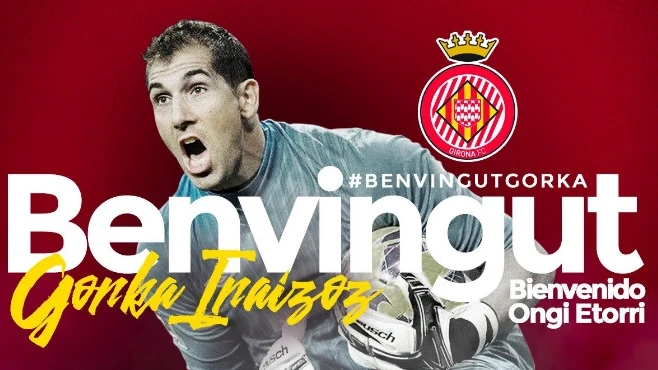 Gorka Iraizoz, nuevo jugador del Girona