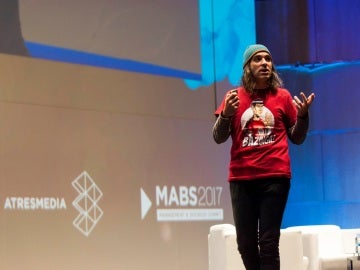Chema Alonso durante su ponencia Chema Alonso durante su ponencia