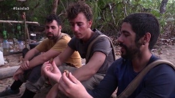 Juanma, Cuco e Iker en La Isla