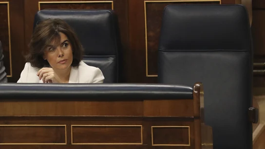 La vicepresidenta del Gobierno, Soraya Sáenz de Santamaría La vicepresidenta del Gobierno, Soraya Sáenz de Santamaría