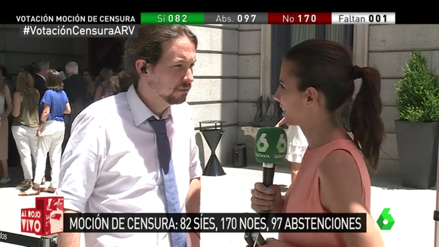 Pablo Iglesias con Ana Pastor Pablo Iglesias con Ana Pastor