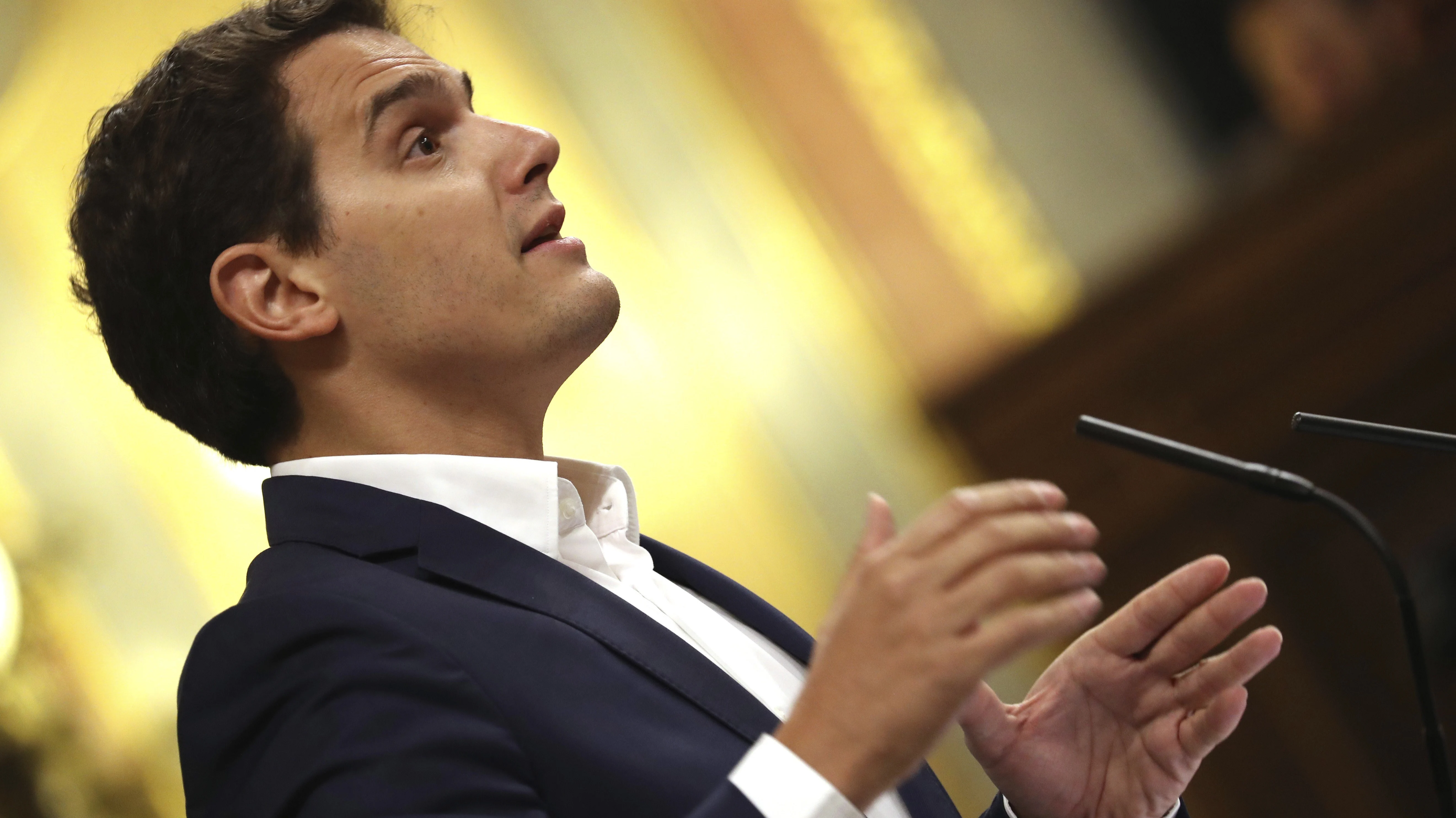 Albert Rivera durante su intervención