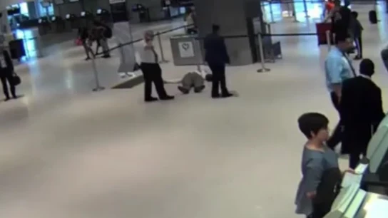 Agresión de un hombre por parte de un trabajador de Unitesd Airlines Agresión de un hombre por parte de un trabajador de Unitesd Airlines