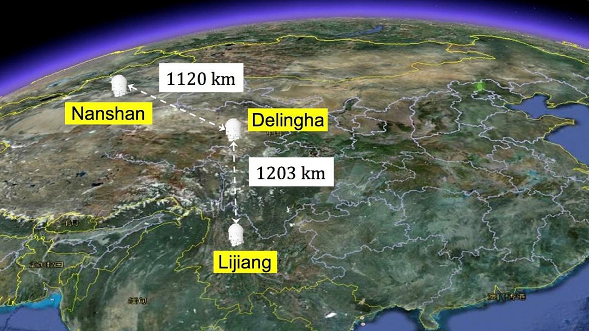 Dos particulas separadas 1200 km se entrelazan de forma cuantica