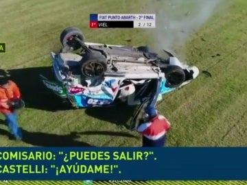 Imagen del accidente de Luis Castelli Imagen del accidente de Luis Castelli