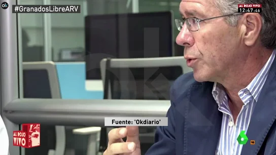 Francisco Granados, durante la entrevista Francisco Granados, durante la entrevista
