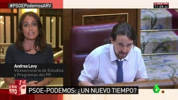 Andrea Levy justifica el comentario machista de Hernando: "Habló de una relación política"