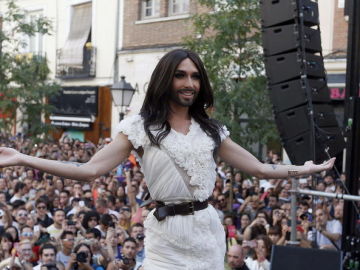 Conchita Wurst en la Plaza Pedro Zerolo (Archivo) Conchita Wurst en la Plaza Pedro Zerolo (Archivo)