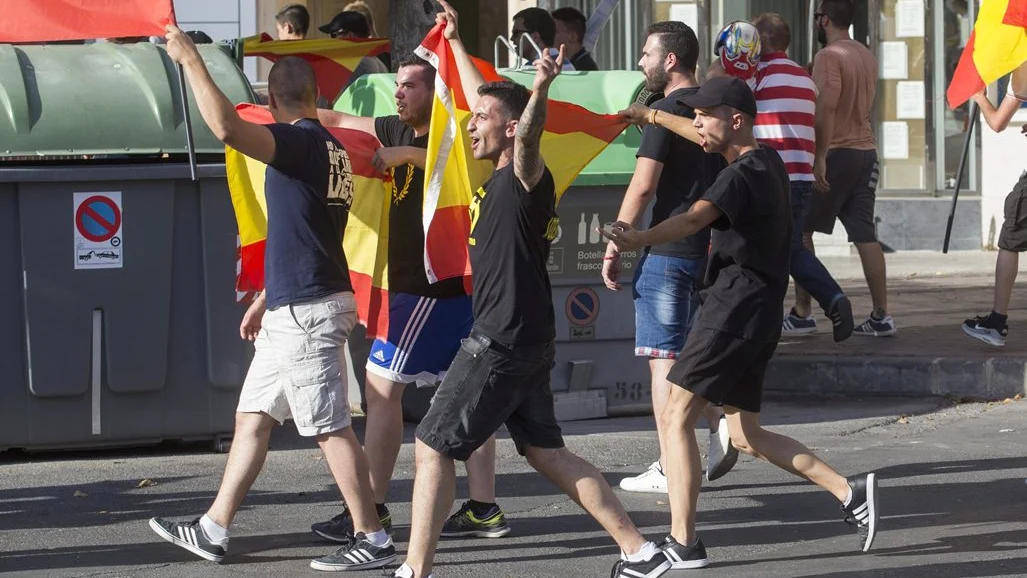 Atacan a un grupo de manifestantes en Murcia