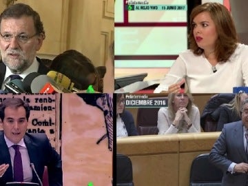 Mariano Rajoy, Soraya Sáenz de Santamaría, José Antonio Nieto y Juan Antonio Zoido Mariano Rajoy, Soraya Sáenz de Santamaría, José Antonio Nieto y Juan Antonio Zoido