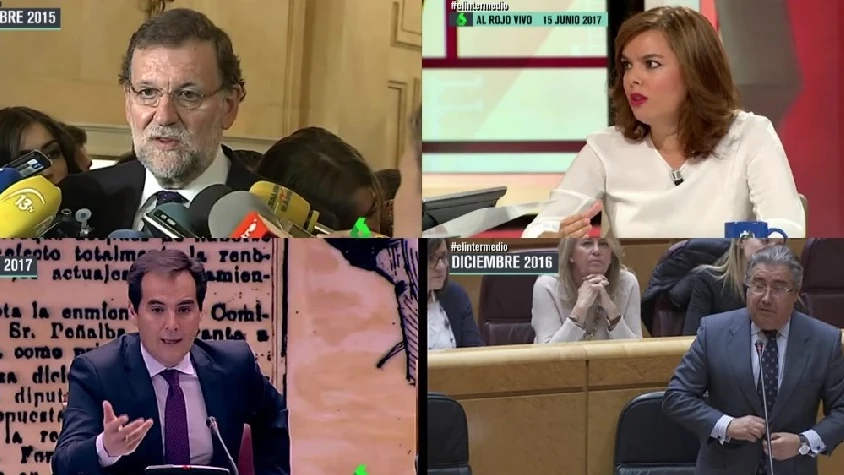 Mariano Rajoy, Soraya Sáenz de Santamaría, José Antonio Nieto y Juan Antonio Zoido