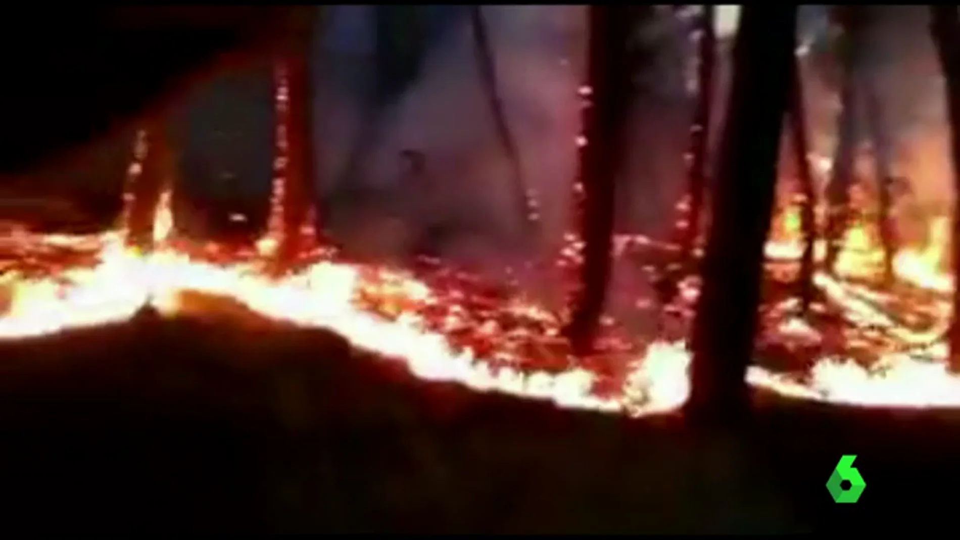 Incendio en Villanueva de la Sierra, en Cáceres