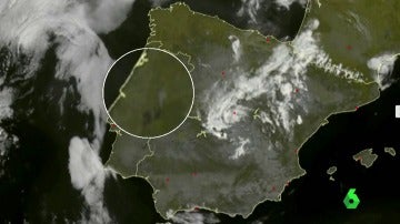 Incendio en Portugal a vista de satélite
